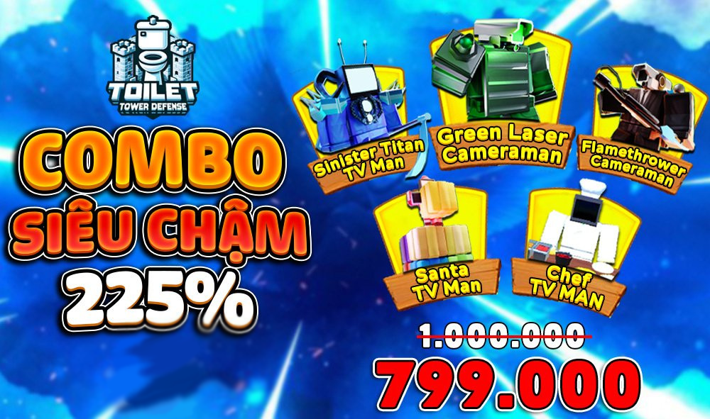 Combo Làm Chậm 225%