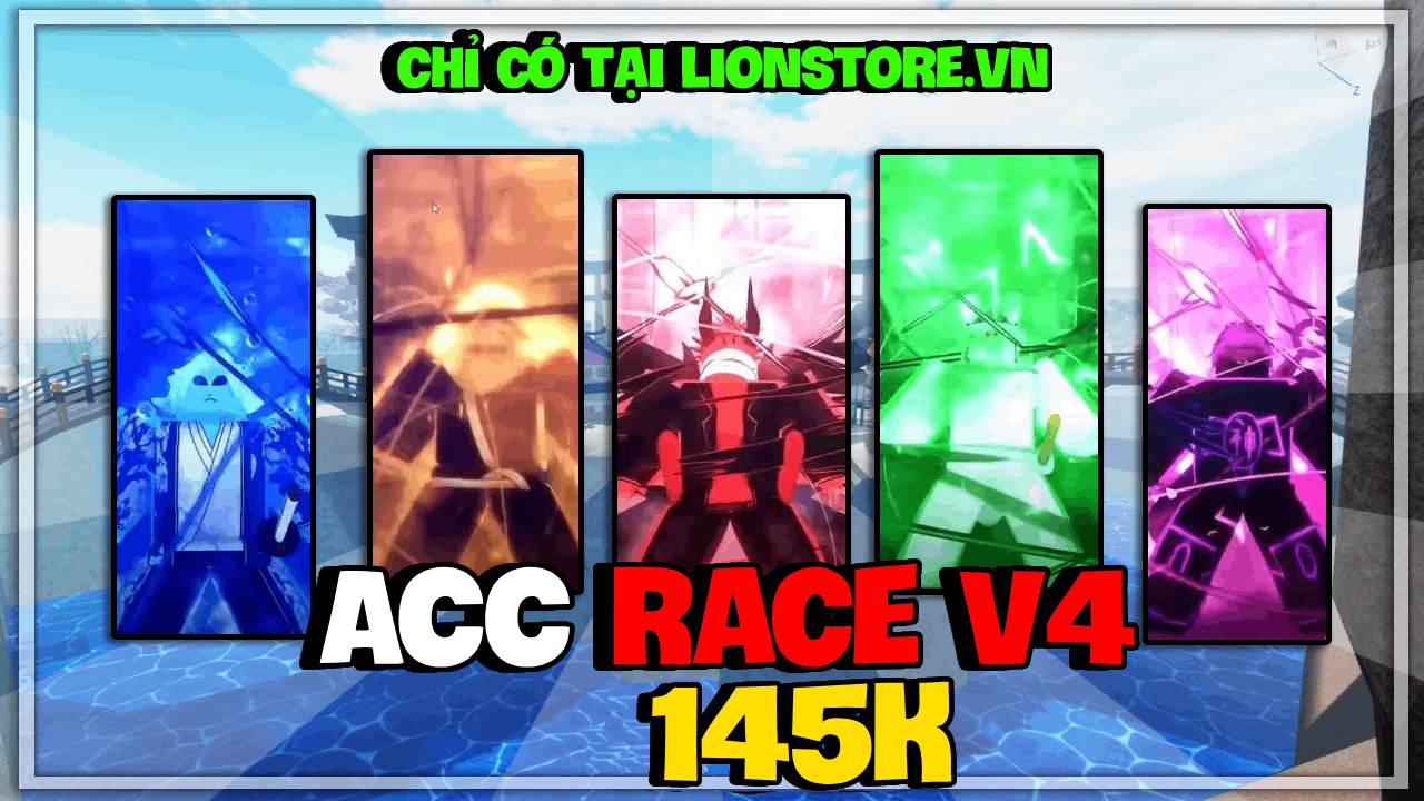 [HOT SALE] ACC TỘC V4 + LEVEL 2550 +  KHO TRÁI ÁC QUỶ XỊN RANDOM - KHO KIẾM RANDOM CỰC XỊN - Random TRIỆU BELI - FRAGMENT 