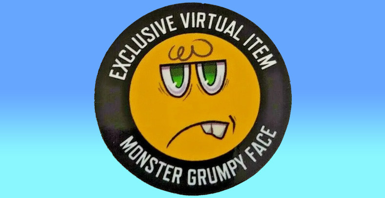 Code Face MONSTER GRUMPY 